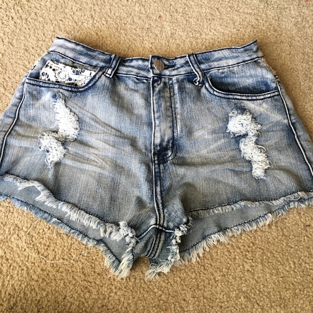 High waisted shorts